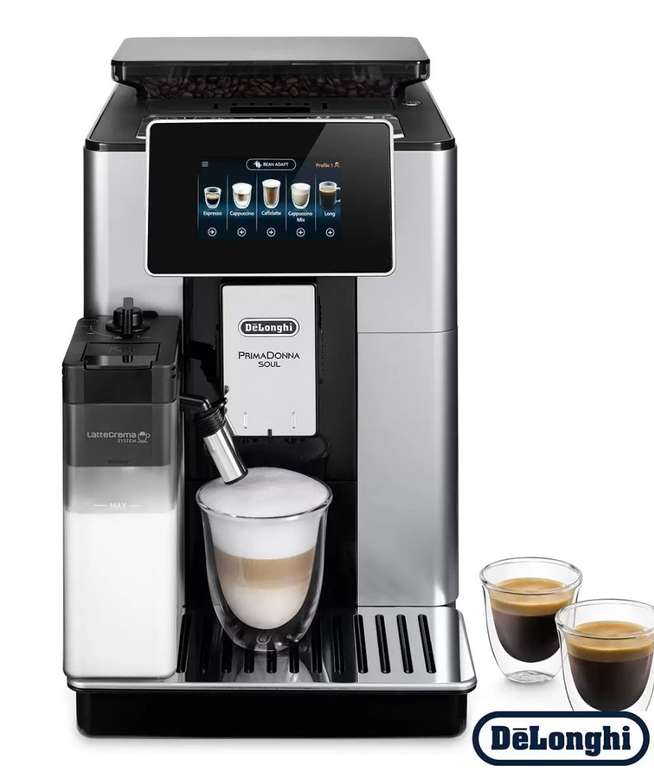 De'Longhi PrimaDonna Soul Bean to Cup Coffee Machine ECAM610.55.SB £784.99 at Costco