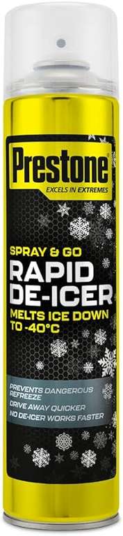 Rapid De-Icer Aerosol