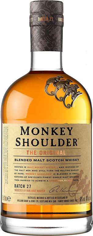 Monkey Shoulder 100% Malt Scotch Whisky 70Cl - £23 (Clubcard Price) @ Tesco