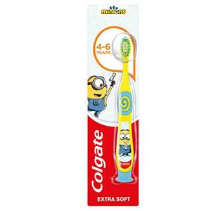 Colgate Kids Extra Soft Toothbrush 4 - 6 years, Minions - £1 (£0.80 or less on subscribe & save with 10% voucher) @ Amazon
