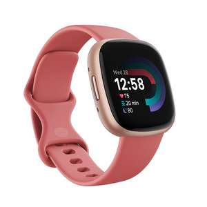 Versa 4 Fitness GPS Smartwatch - Pink Sand & Copper Rose £133.98 delivered @ La Redoute