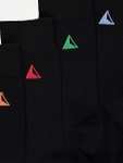 Mens Black Triangle Emblem Ankle Socks 10 Pack Size 6-8.5 - £7.50 + Free Order & Collect @ George (Asda)