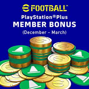 eFootball 2022 PlayStationPlus Member FREE Bonus (December - March) PS4 / PS5 - 300 eFootball Coins, Exp. 4000 x23