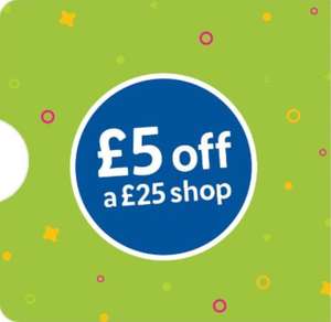 £5 off when you spend £25 or more for selected accounts via App