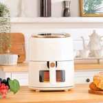 Living and Home 5L 1400W With Digital Touchscreen Air Fryer - White (free C&C)