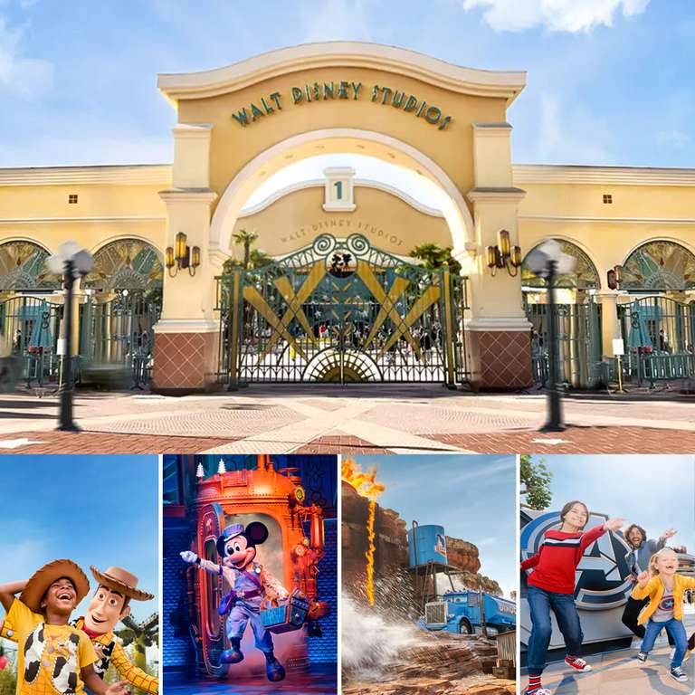 Walt Disney Studios Park Takeover Paris 8/02/2024 - 2 Night Stay / 3 Days Park Entry - 2 Adults £378 / + 1 or 2 Year Old £377 @ TravelCircus