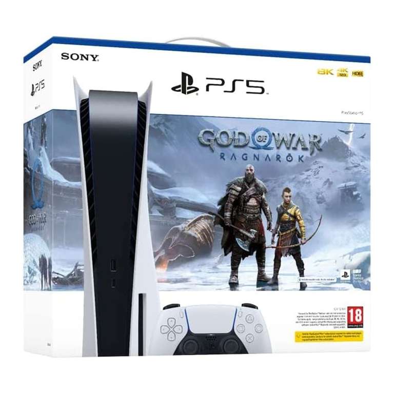 PlayStation 5 God of War Ragnarok Bundle (PS5 Disc Console) (+ approx £59.75 back in reward points) £479.95 delivered @ The Game Collection