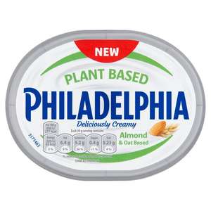 Philadelphia Plant-Based Almond & Oat Soft Cheese Alternative 150G £1.50 (Clubcard Price) @ Tesco
