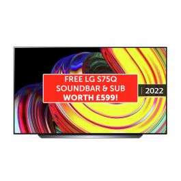 LG OLED65CS6LA 65" 4K OLED TV + s75q soundbar for BLC members