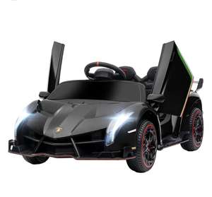 HOMCOM Lamborghini Veneno Licensed Electric Ride-on Car w/ Remote- Black - W/Code - Sold by MHSTARUK