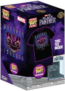 Funko Pop Childs T shirt And Toy Batman Or Black Panther In Fareham