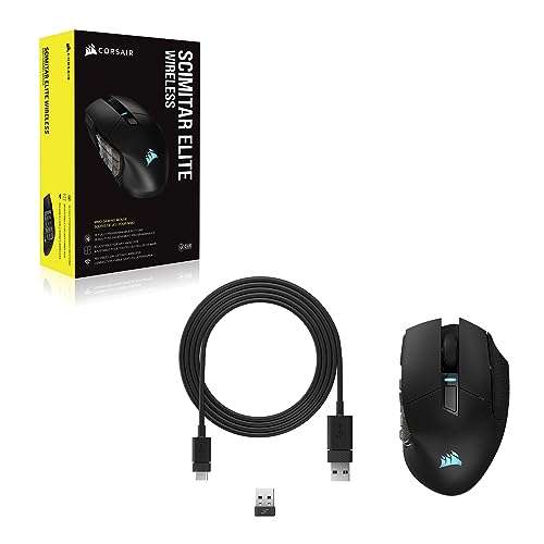 Corsair Scimitar Elite RGB Wireless MMO Gaming Mouse