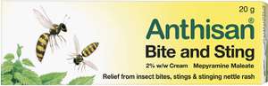 Anthisan Bite & Sting Cream 20g £2.50 (£2.38 with Subscribe & Save) @ Amazon
