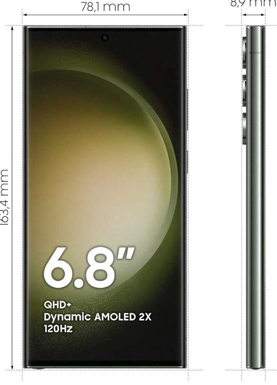 Samsung Galaxy S23 Ultra 5G 512GB, SIM Free (Used Good) + £10 Top Up New Customers Smartphone