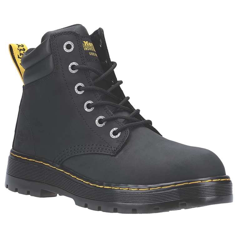 Dr Martens Batten Safety Boots Black Size 8/11 - £42.49 free Click & Collect @ Screwfix