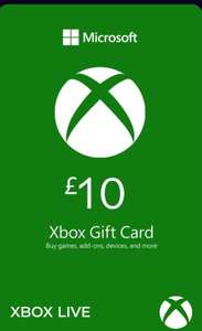 Microsoft £10 gift card