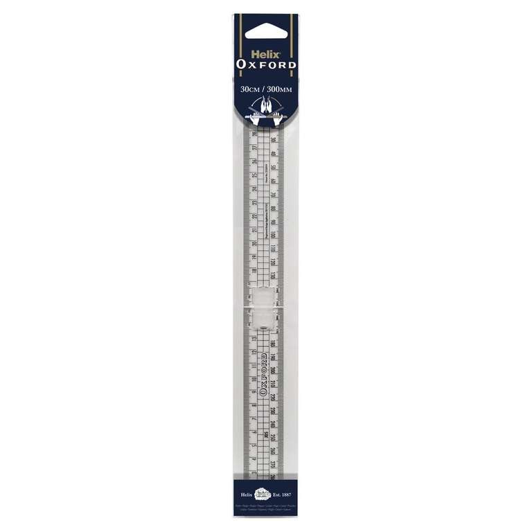Helix Oxford 30cm Shatter Resistant Folding Ruler (Clubcard Price)
