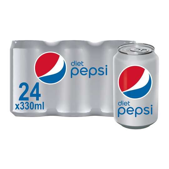 Pepsi Diet 24 X 330Ml £7 (Clubcard Price) @ Tesco