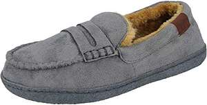 Kids New Hampshire Faux Suede Fur Lined Moccasin Slippers £3+£3.99 Dispatches and Sold by Foster Footwear on Amazon