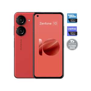 ASUS Zenfone 10 Smartphone 5.9" Snapdragon 8 Gen 2 8GB RAM 256GB Storage Red w/code sold by laptopoutletdirect (UK Mainland)