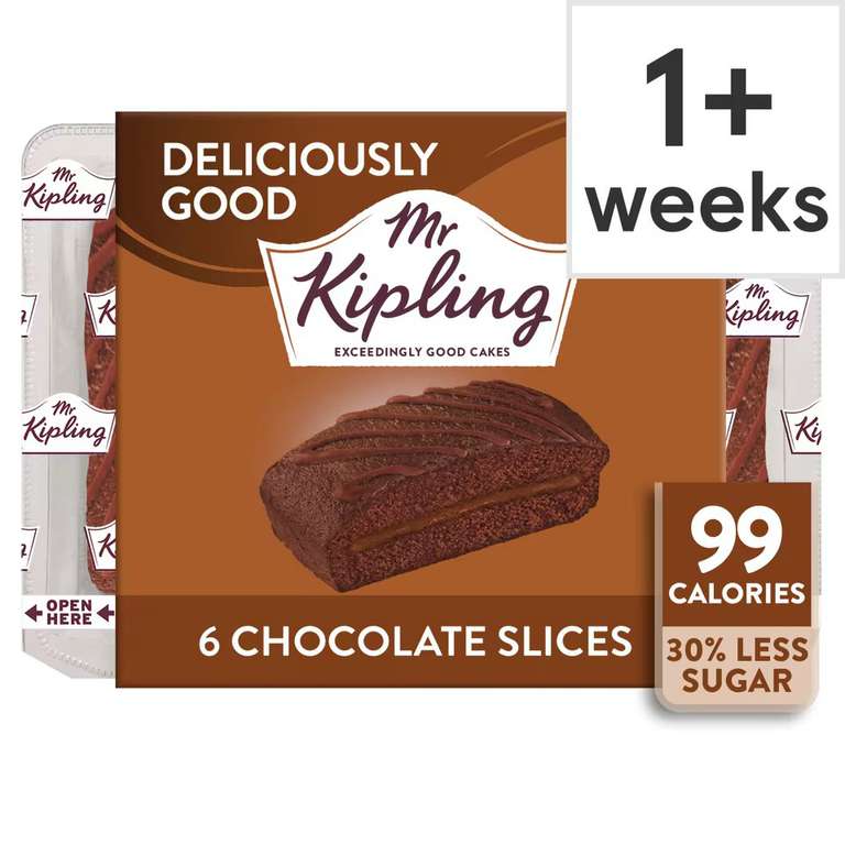 Mr Kipling Deliciously Good Chocolate Cake Slices X6 - Clubcard Price