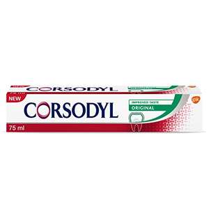 Corsodyl Daily Gum & Tooth Original Toothpaste 75ml (£2.38/£2.13 on Subscribe & Save + 5% off 1st S&S Voucher)
