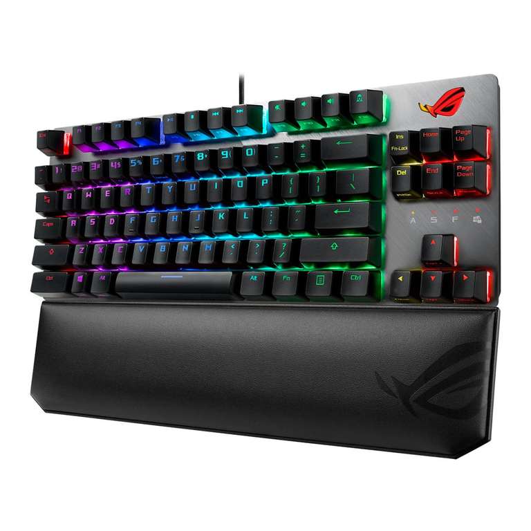 Asus ROG Strix Scope NX TKL Deluxe mechanical keyboard ( NX Red keys / Wired / Magnetic Wrist Rest / Aluminium Top-Plate )