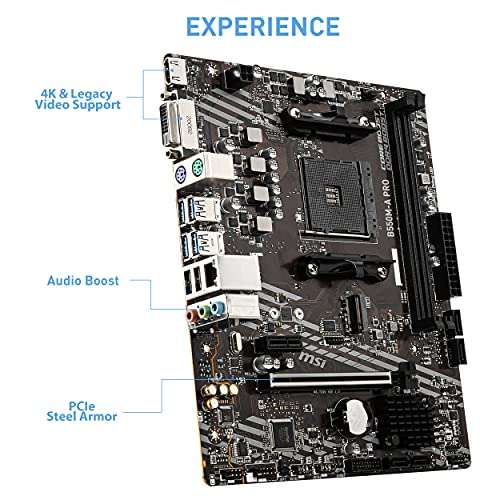 MSI B550M-A PRO Motherboard M-ATX - £85.45 - Sold and Fulfilled by Amazon EU @ Amazon