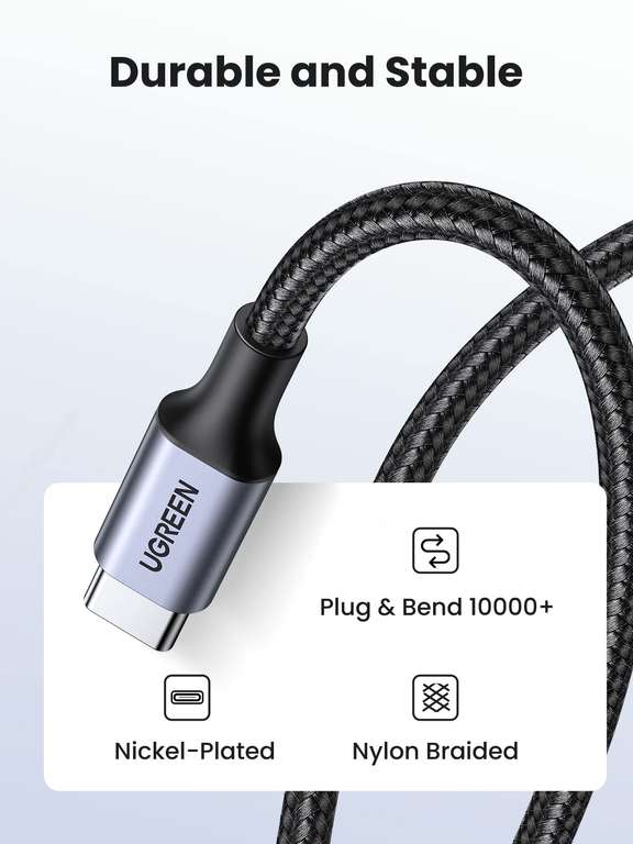 UGREEN USB C to USB C Charger Cable 60W @ UGREEN GROUP LIMITED UK / FBA