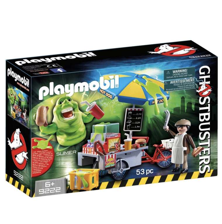 Playmobil 9221 Ghostbusters Stay Puft Marshmallow Man/Playmobil 9222 Slimer £9.99 free click and collect at Smyths
