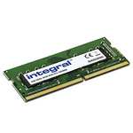 Integral RAM 16GB DDR4 3200MHz (or 2933MHz, 2666MHz & 2400MHz) CL22 SODIMM Memory - £26.99 @ Amazon