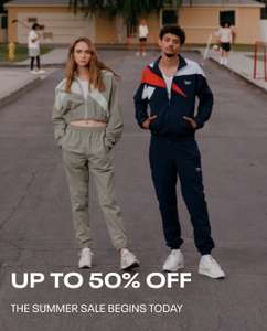 Reebok up to 50% off summer sale free delivery with £25 spend @ Reebok