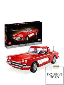 LEGO Icons 10321 Corvette Model Car Set (Free Click & Collect)