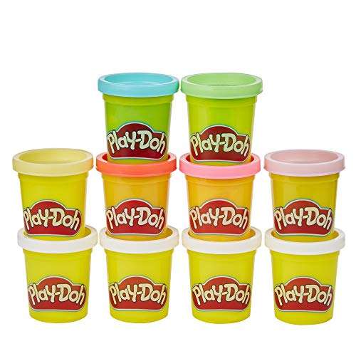 Play-Doh F0647FF1 Basket Toy 25-Piece Bundle with 10 Cans of Non-Toxic £7.14 @ Amazon