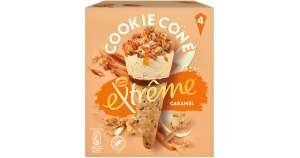Nestle Extreme Cookie Cone Caramel 4X110ml - Instore Oldbury