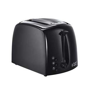 Russell Hobbs 21641 Textures 2-Slice Toaster, 700 - 850 W, Black - £17 @ Amazon