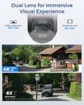 Reolink 4K PTZ Dual-Lens PoE Security Camera Outdoor with 6X Hybrid Zoom, 355° Pan 90° Tilt - Sold by ReolinkEU FBA