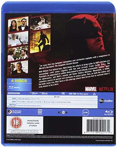 Marvel's Daredevil: The Complete Second Season (Blu-ray) £12.26 @ Amazon