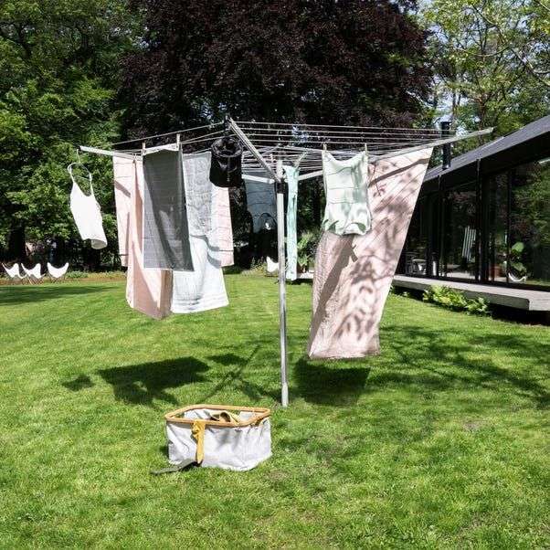 Brabantia Lift-O-Matic 4 Arm Rotary Washing Airer - 50m + Ground Spike (Free C&C)