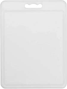 Chef Aid Large White Poly Chopping Board, multipurpose anti-slip surface, easy clean, dishwasher safe with handle, 40 x 30cm - £3 @ Amazon