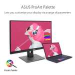 ASUS ProArt Display PA278QV - 27-inch, IPS, WQHD, 100% sRGB, 100% Rec. 709, Color Accuracy E < 2, Calman Verified