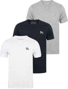 Koppelo (3 Pack) Crew Neck Cotton T-Shirts in White / Light Grey Marl / Navy - £12.39 delivered (with code) @ Tokyo Laundry Shop