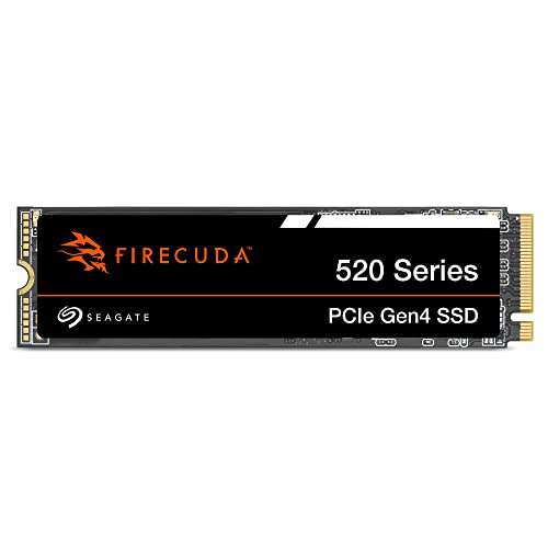 Seagate FireCuda 520, 2 TB, Internal SSD, M.2 PCIe Gen4 ×4 NVMe 1.4, with speeds up to 4,850/4,750 MB/s £106.48 @ Sold by Amazon EU / Amazon