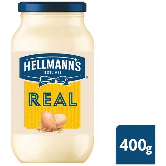 Hellmann's Real Mayonnaise 400G Jar £1.20 Cashback with the Shopmium App at certain supermarkets (online only)