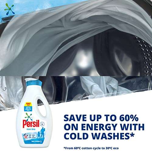 Persil Non Bio Laundry Washing Liquid Detergent 53 wash 1.431L / £5.86 S&S