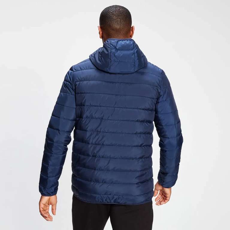 MP Men's Lightweight Hooded Packable Puffer Jacket - Navy £14.49 + £3.99 delivery @ Myprotein