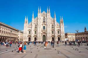 Direct Return Flights from Gatwick to Milan, Italy - April 2024 to March 2025 (all months inclusive) - Hand Luggage