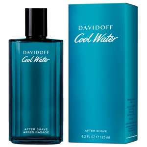 Davidoff Cool Water Man Aftershave Splash 125ml - £10.54 (With code for New Customers) + Free Tracked Delivery @ FragranceDirect