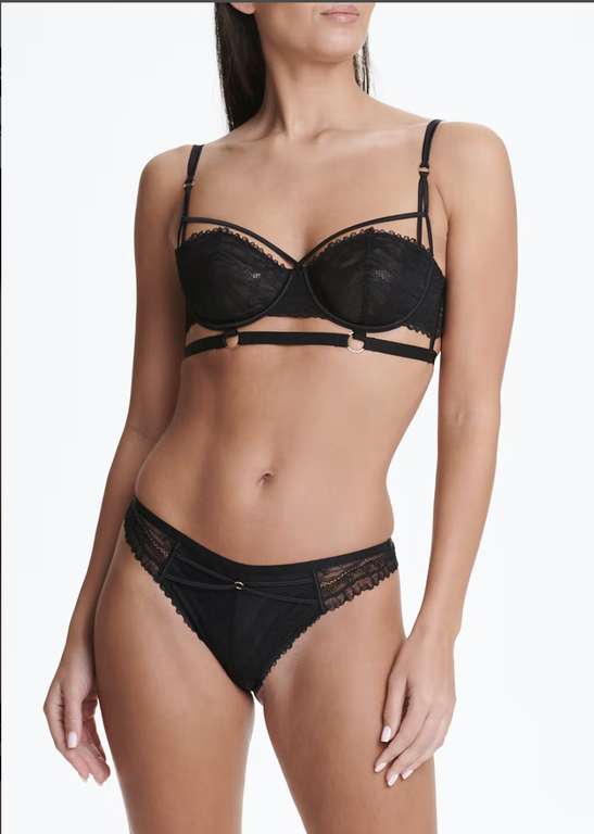 Black Strappy Non Padded Bra (Online Exclusive) - £5.50 + Free Click & Collect - @ Matalan