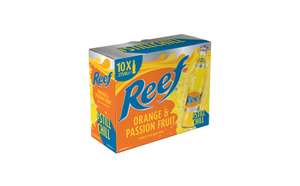 Reef - Orange & Passion fruit vodka & fruit juice Drink 3.4% - 10 x 275ml bottles - Holyhead
